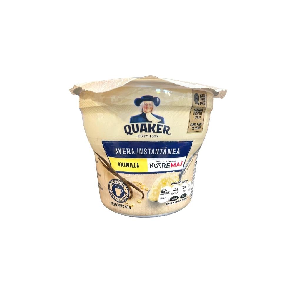 Avena Instantánea Nutremas Vainilla Quaker Vaso 40g