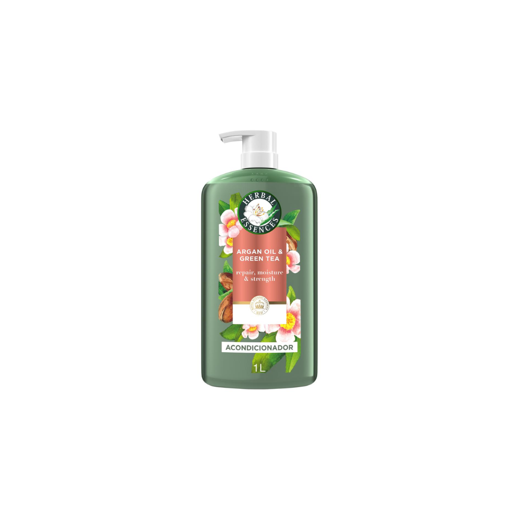 Acondicionador de Aceite de Argán y Té Verde Herbal Essences Pet 1 L