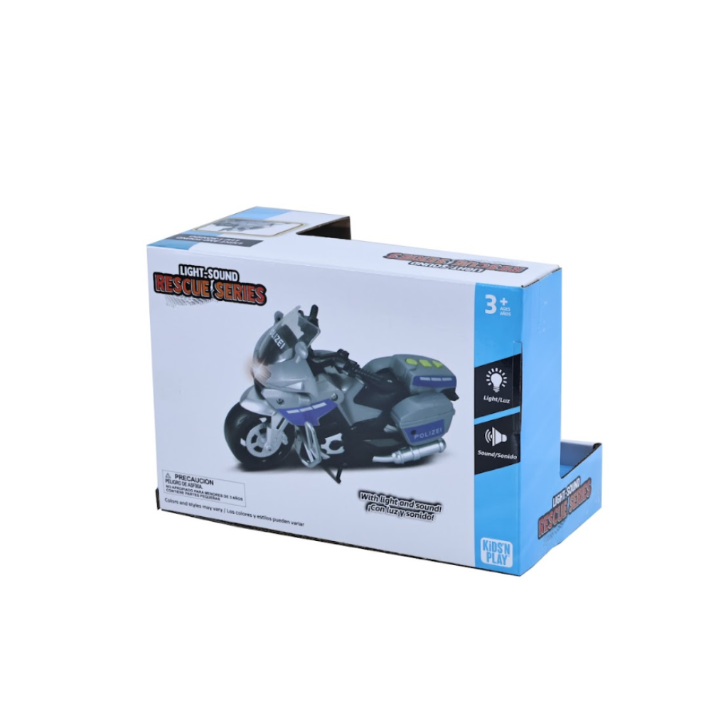 Motocicleta De Juguete Con Luz Y Sonido – Motor Realista, Efectos De Sonido, Luces Frontales, Juguete Educativo Para Niños