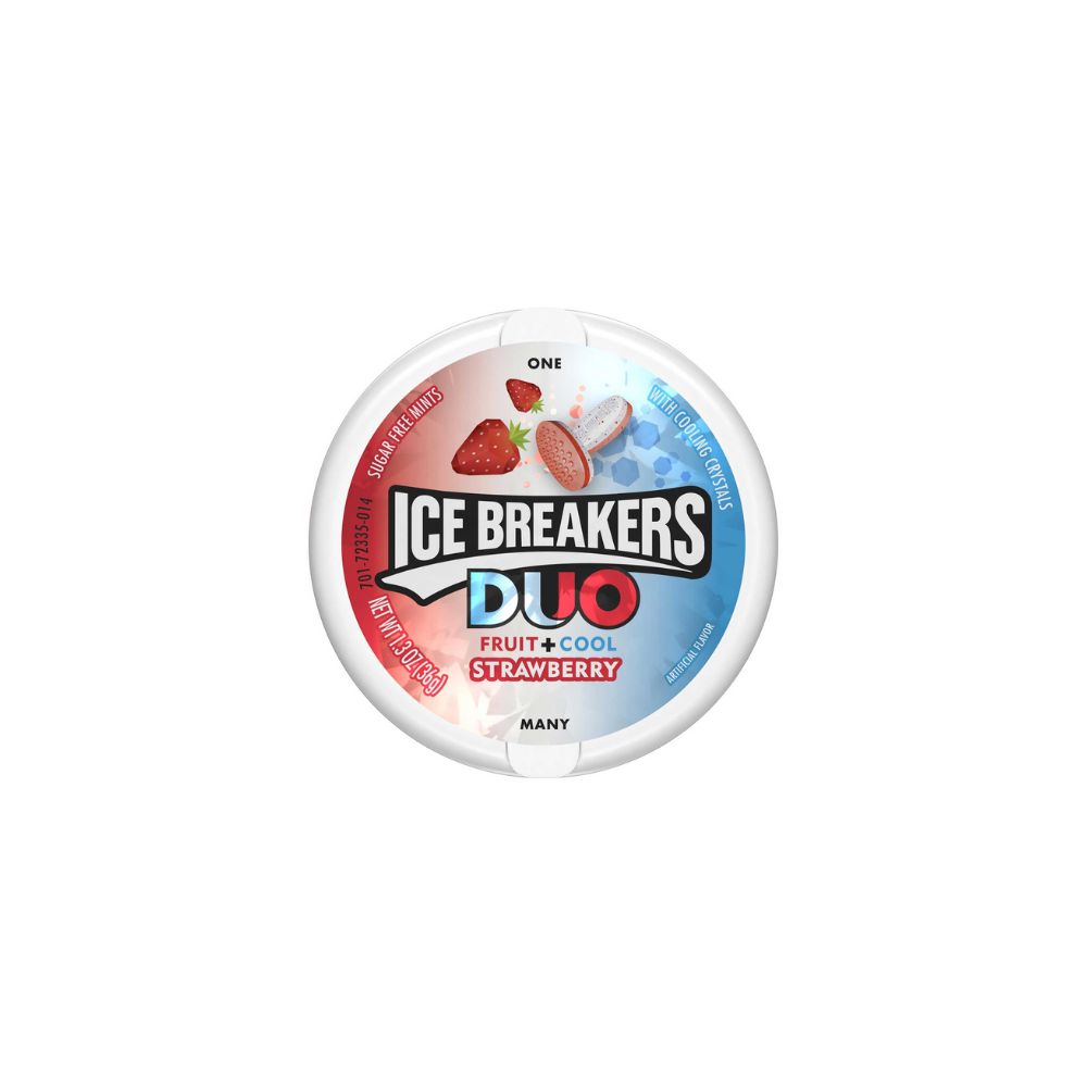 Mentas sin Azúcar Fresa Ice Breakers Pet 36g