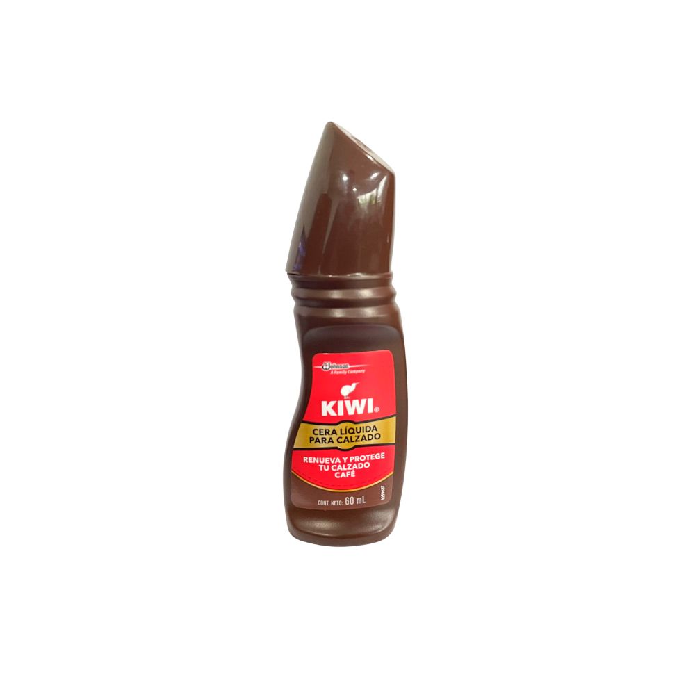 Cera Líquida para Calzado Café Kiwi Pet 60ml