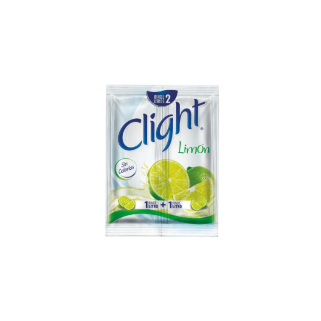 Bebida en Polvo Sin Calorías Sabor Limón Clight 14g