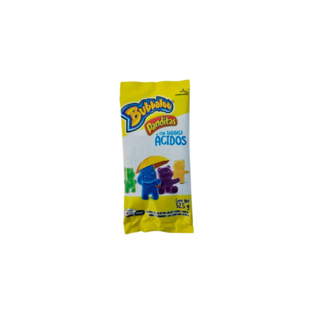 Gomitas Bubbaloo Pandita Acidas 52.5g