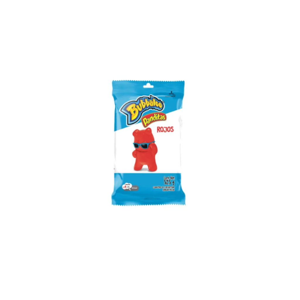 Gomitas Bubbaloo Pandita Rojo 52.5g